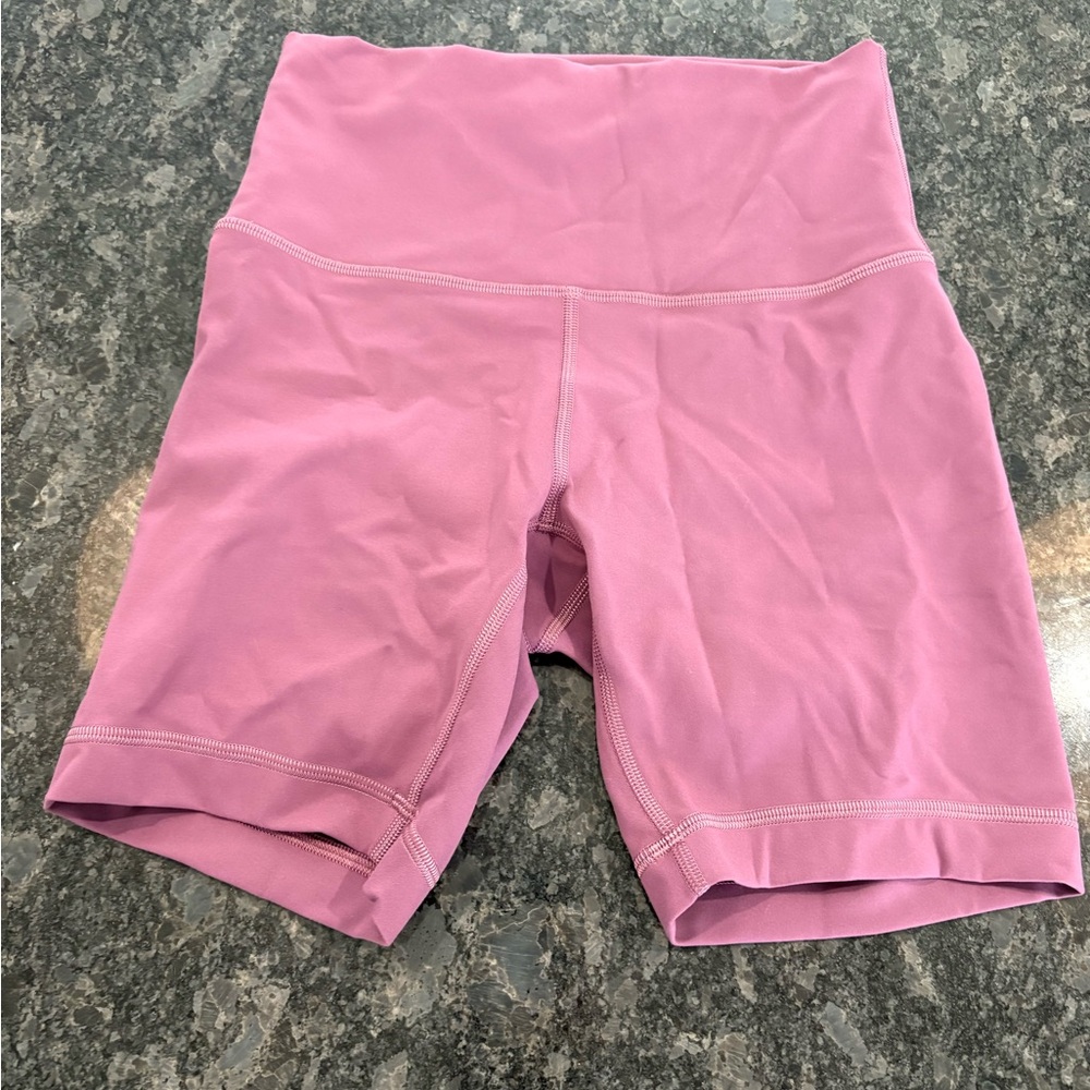 Lululemon wunder train high rise shorts, 6" inseam, size 4